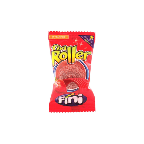 Fini Roller Extra Sour Strawberry Jellies 20g - CAFELAX