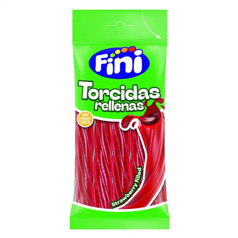 Fini Torcidas Rellenas Strawberry Candy 125g