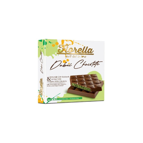 Fiorella Dubai Milk Chocolate Pistachio & Butter And Crispy Kadayif 60g