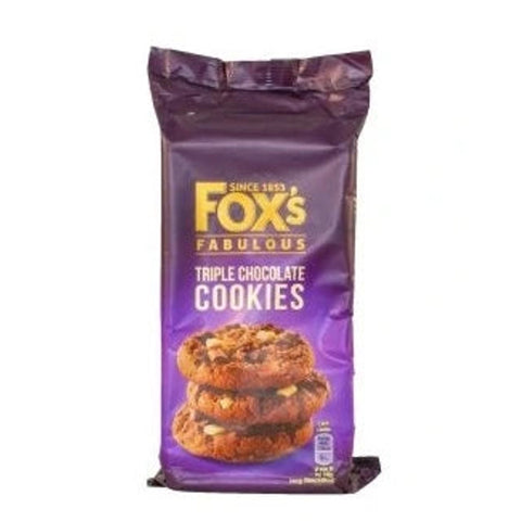 Fox's 1853 Choc Chunk Cookies Triple Chocolate 180g