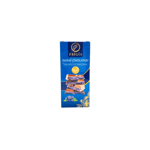 Frigia Blueberry Dubai Chocolate 100g - CAFELAX