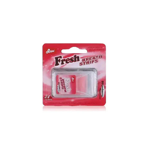 Fuwei Fresh Breath Strips Strawberry Peppermint - 24 Strips