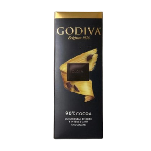 Godiva 90% Cocoa Luxuriosly Smooth Dark Chocolate 90g