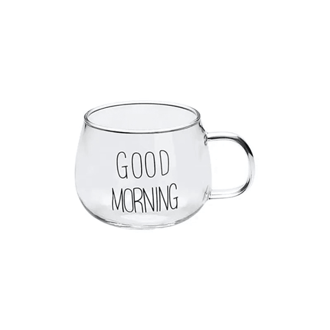 Good Morning Glass Cappuccino Cup - CAFELAX