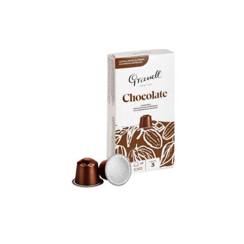 Granell Chocolate Coffee Capsules - 10 Capsules - CAFELAX
