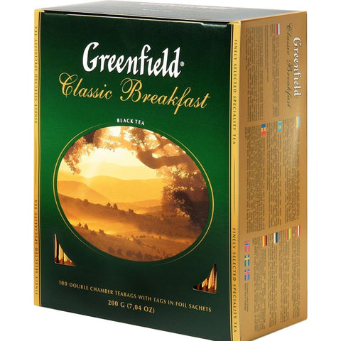 Greenfield Classic Brekfast Tea 100 Pieces