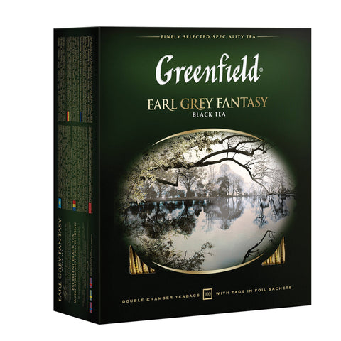 Greenfield Earl Grey Fantasy Black Tea 100 Pieces