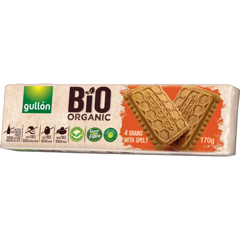 Gullón Bio Organic 4 Cereals With Spelt 170g