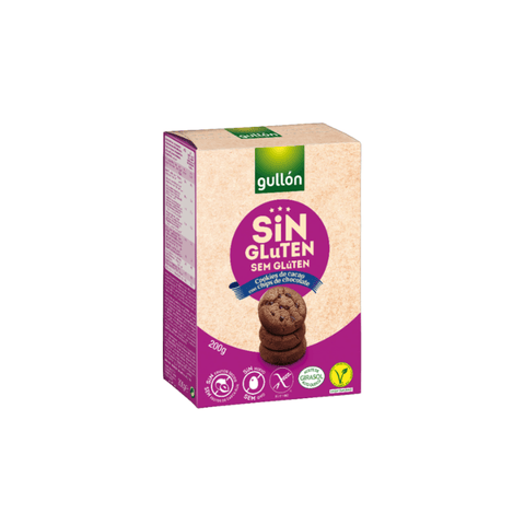 Gullón Cookies with Choc Chips Gluten Free 200g - CAFELAX