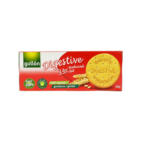 Gullón Digestive 33% less fat Biscuits 400g - CAFELAX
