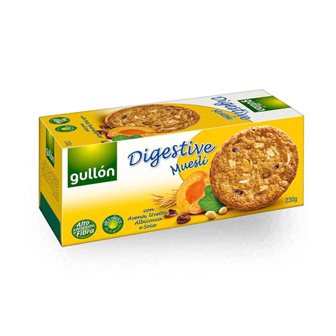 Gullón Digestive Muesli With Oat & Raisins & Apricot & Soya 230g