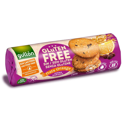 Gullón Gluten Free Orange Oat Avena Naranja Biscuits 180g