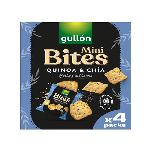 Gullón Mini Bites Quinoa & Chia Baked Biscuits 160g