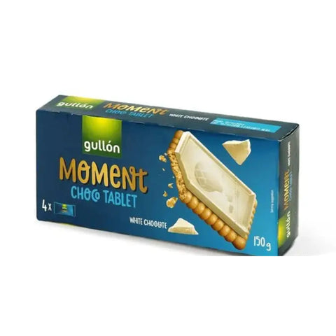 Gullón Moment Choco Tablet Cookies With White Chocolate 150g