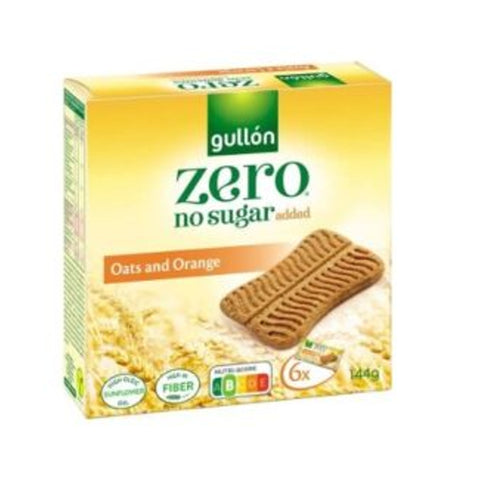Gullón Oat & Orange Zero Sugar 144g