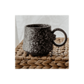 HANDMADE BELTED MUG-Spotted Gray - CAFELAX