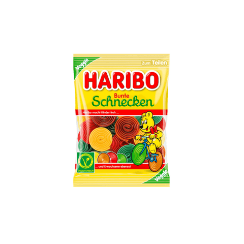 Haribo Colorful Snails Candy 160g - CAFELAX