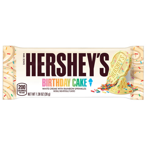 Hershey's Birthday Cake White Creme With Rainbow Sprinkles 39g