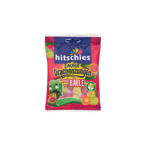 Hitschies Sour Dragon Tongues Brizzl Balle 100g - CAFELAX
