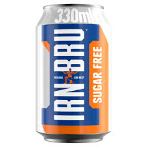 IRN-BRU Sugar Free Soft Drink Can 330ml
