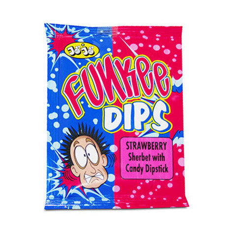 JoJo Funkee Dips Strawberry Candy 12g