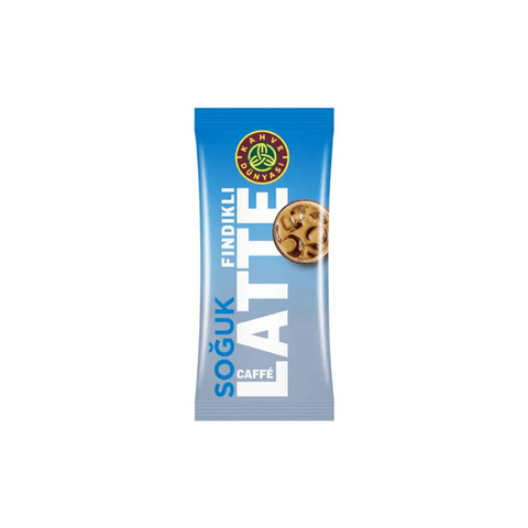 Kahve Dunyasi Iced Caffe Latte With Hazelnut Instant Coffee - 1 Sachet - CAFELAX