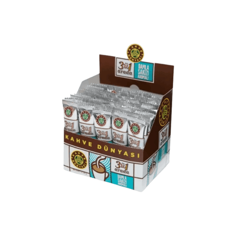 Kahve Dunyasi Instant Coffee 3*1 With Mistaka - 40 Sachets - CAFELAX