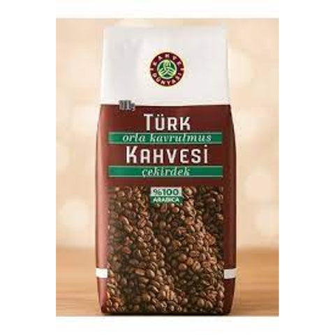 Kahve Dunyasi Medium 100% Arabica Whole Roasted Coffee Beans 1 Kg
