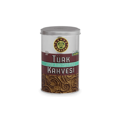 Kahve Dunyasi Medium Turkish Coffee Can 250g - CAFELAX