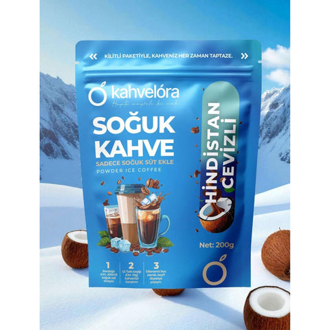 Kahvelora Coconut Powder Ice Coffee 200g