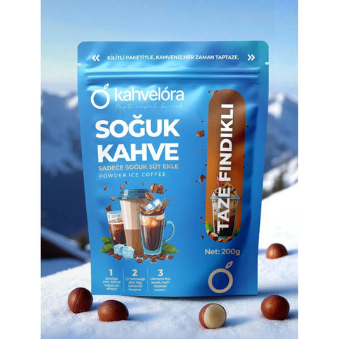 Kahvelora Hazelnut Powder Ice Coffee 200g