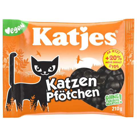 Katjes Katzen Pfotchen Liquorice Candy 210g