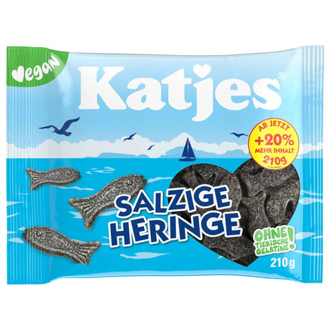 Katjes Salty licorice Candy 210g