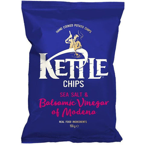 Kettle Hand Cooked Sea Salt & Balsamic Vinega Potato Chips 130g
