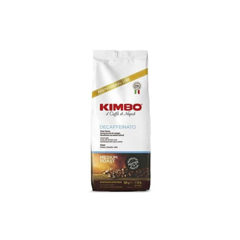 Kimbo Decaffeinato Whole Beans Coffee 500g - CAFELAX