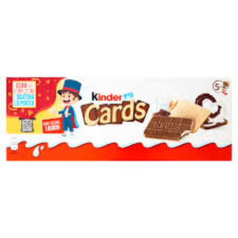 Kinder Cards Chocolate Biscuits 5 Cards - 128g