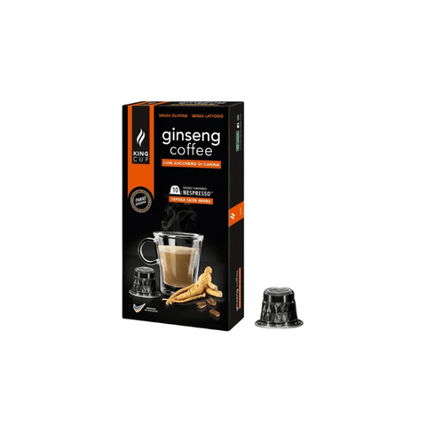 King Cup Ginseng Coffee Capsules - 10 Capsules - CAFELAX