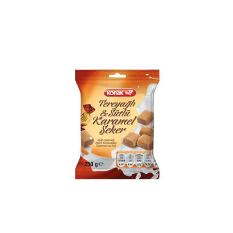 Konak Caramel Toffee Candy 250g