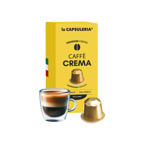 La Capsuleria Caffe Crema Coffee Capsules - 10 Capsules