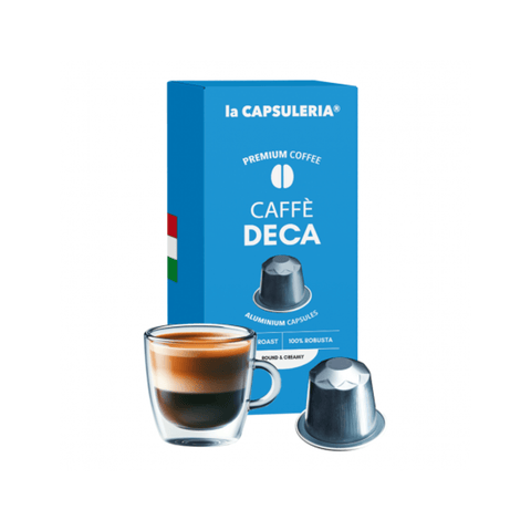 La Capsuleria Caffe Decaf Coffee Capsules - 10 Capsules