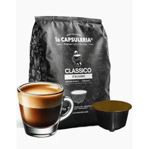 La Capsuleria Classico Italiano Coffee Capsules - 16 Capsules