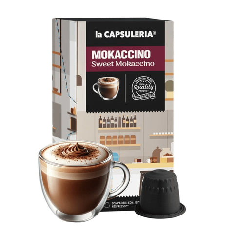 La Capsuleria Mokaccino Coffee Capsules - 10 Capsules