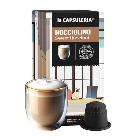La Capsuleria Nocciolino Hazelnut Coffee Capsules - 10 Capsules