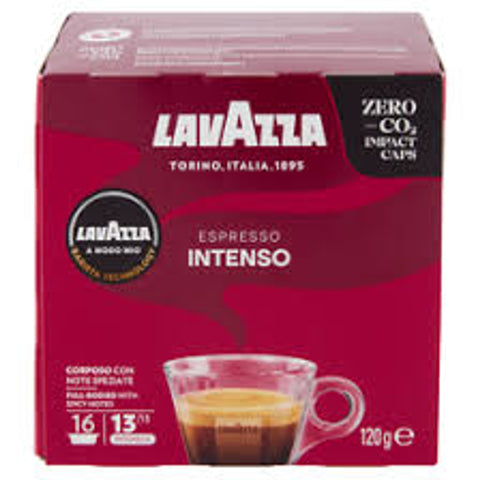 Lavazza A Modo Mio Intenso Coffee Capsules - 16 Capsules