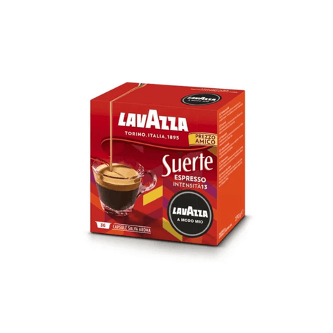 Lavazza A Modo Mio Suerte Coffee Capsules - 36 Capsules - CAFELAX
