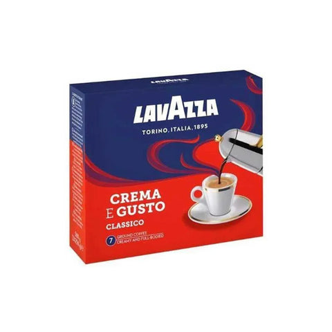 Lavazza Crema E Gusto Classico Ground Coffee 2 X 250g - 500g - CAFELAX