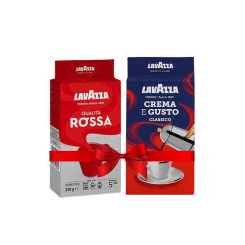 Lavazza Crema E Gusto & Lavazza Qualita Rossa Ground Coffee Bundle - 2*250g - CAFELAX