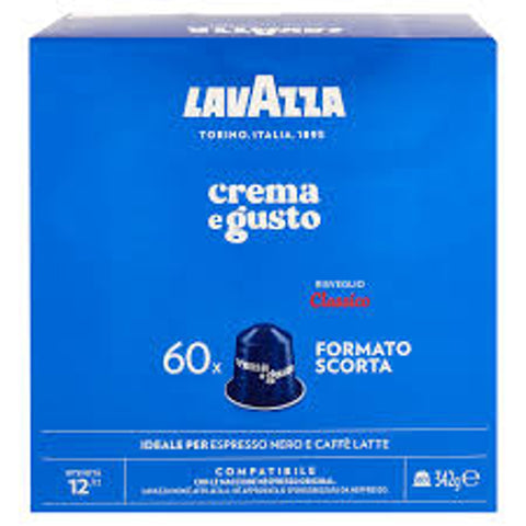 Lavazza Crema e Gusto Classico Coffee Capsules - 60 Capsules