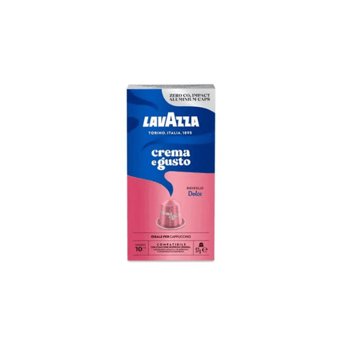 Lavazza Crema e Gusto Dolce Coffee Capsules - 10 Capsules - CAFELAX