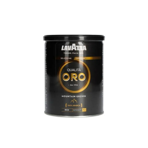 Lavazza Qualita Oro Black Mountain Grown Gound Coffee Can 250g - CAFELAX